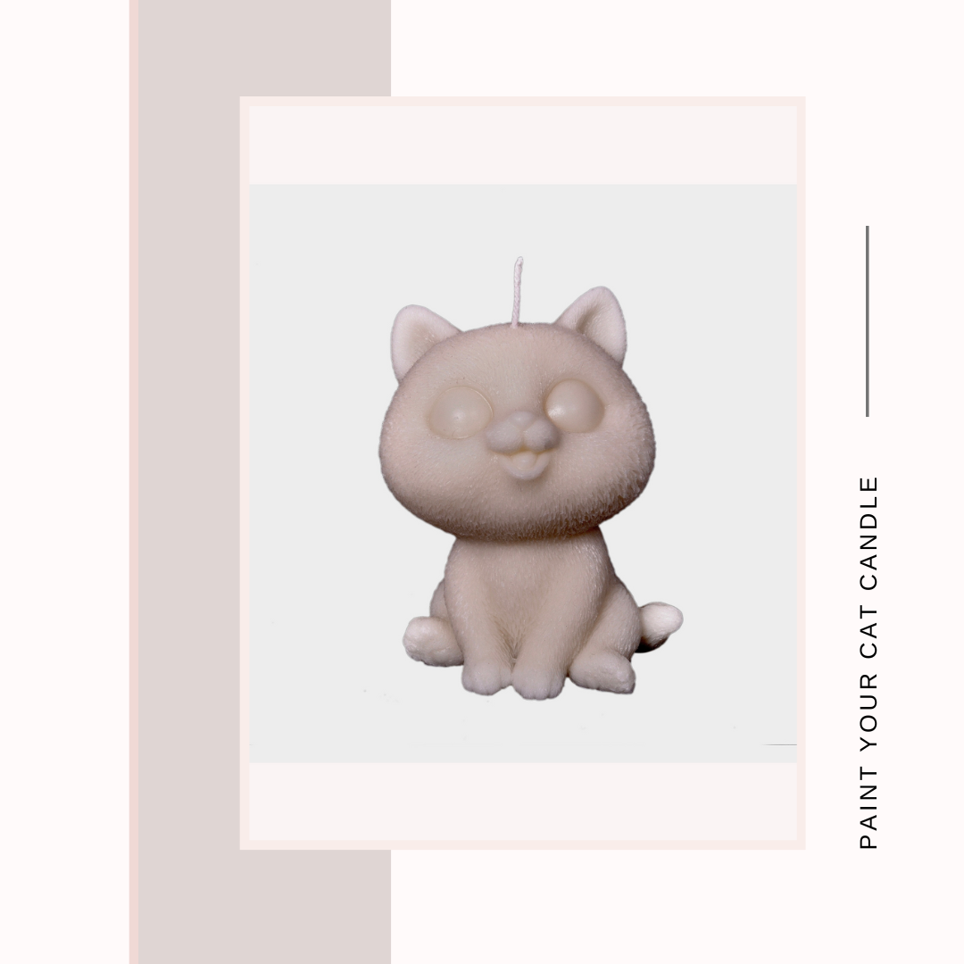Cat Silhouette Candle